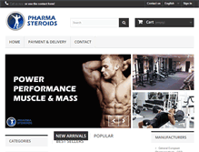 Tablet Screenshot of pharma-steroids.com